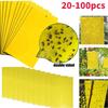 20/40/60/80/100Pcs Strong Flies Traps Bugs Sticky Board Catching Aphid Insects Pest Killer