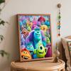 Disney Monsters Inc. Oil Paint Art Painting Kit Oil Paint Dots Home Wall Decor