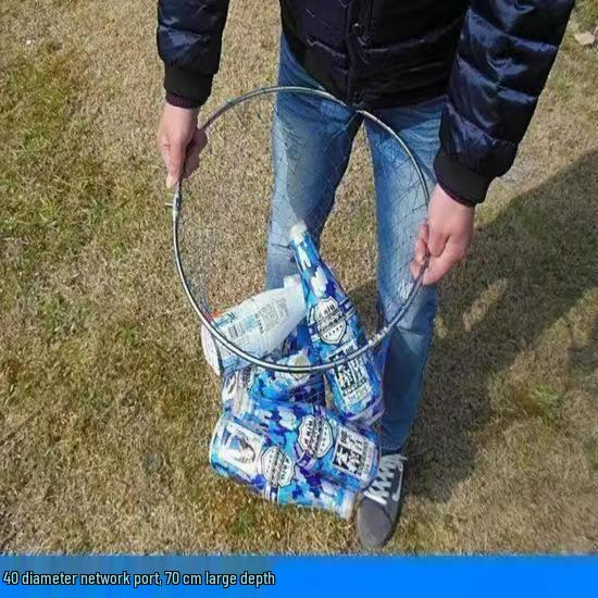 Telescopic Poultry Catching Net for Chickens, Ducks, Geese, and Pigeons