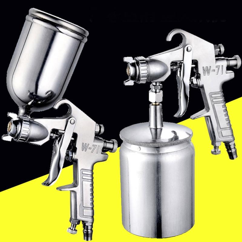 W-71 Pneumatic Spray Gun 1.5mm Caliber Nozzle Paint Sprayer Car / Furniture Spraying Tool Automotive