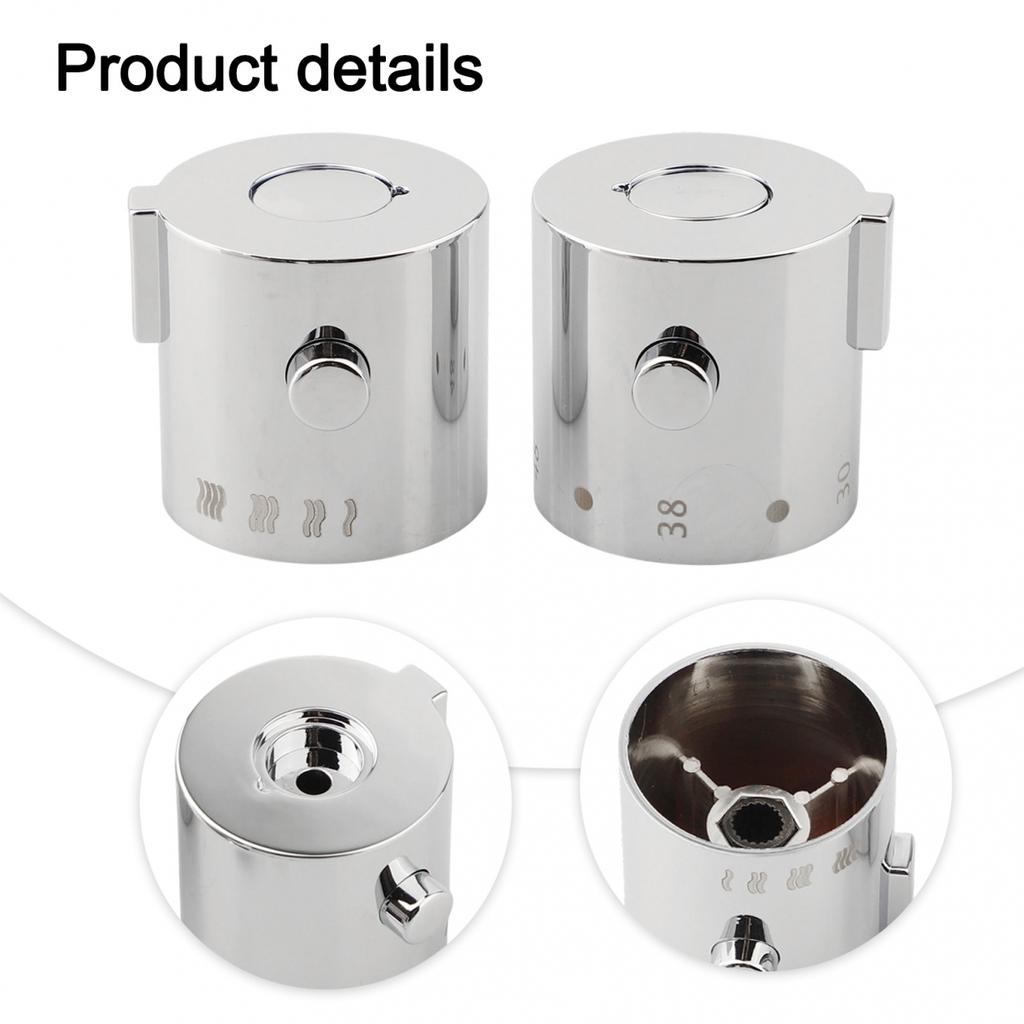 Knob Handles Control Handle For SMA Thermostatic Silver