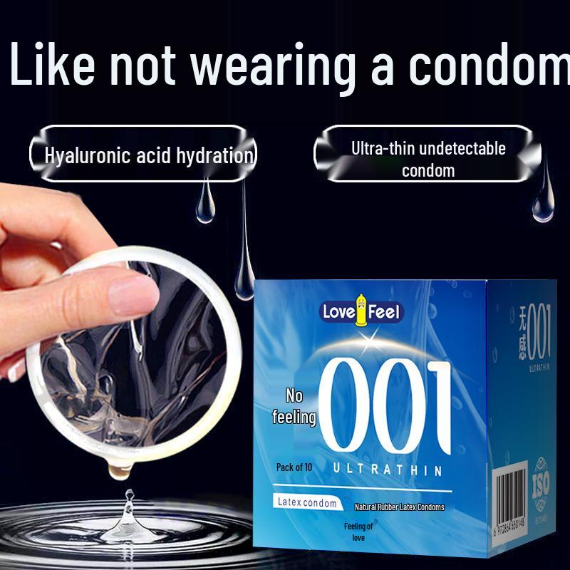 Ultra-Thin Hyaluronic Acid Condoms for Men - Long-Lasting and Safe Adult Contraceptives