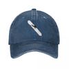 Vintage  Dive Flag Bubble Red White Baseball Caps Unisex Style Distressed Snapback Cap Outdoor Summer Gift Hats Cap