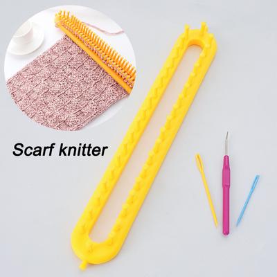Scarf Knitting Machine Kit DIY Craft Knitting Board Dense Knitting Machine Suitable for Scarf Sweater Shawl Blanket
