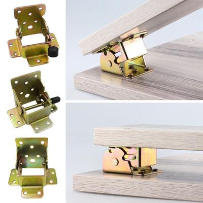 Brackets Self-Locking Foldable Table Leg Brackets Support Frame Folding Hinge Chair Extension