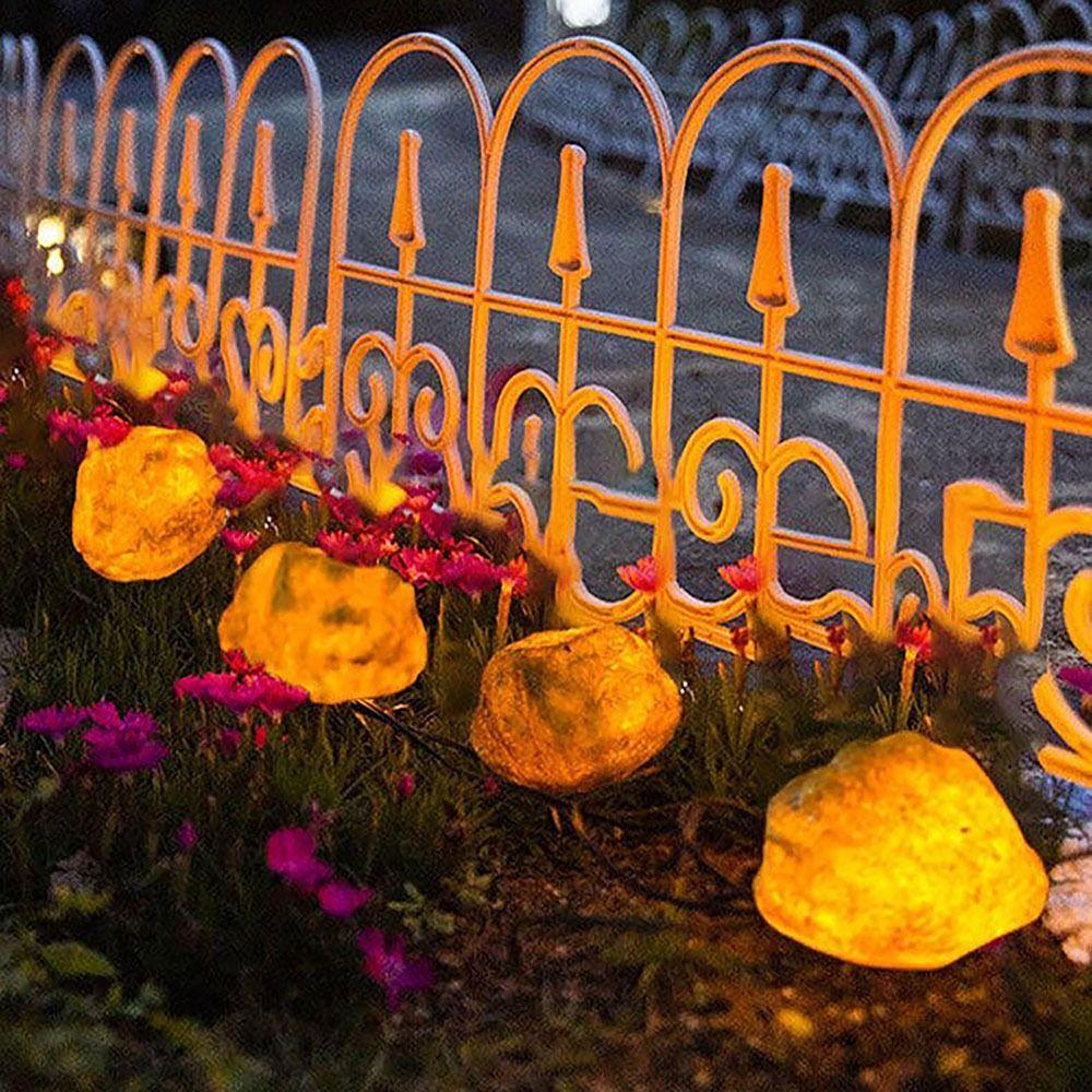 Energy Saving Solar Stone Lamp Auto on/Off Solar Lawn Lamp Waterproof Solar Landscape Light  Patio