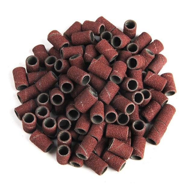 100/300 teile/satz Nail art Schleifbänder Nagellack Entferner Datei Elektrische Bohrmaschine Zubehör