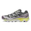 SALOMON XT-6 Tessuto Sportivo Confortevole Resistenti Scarpe da Corsa Basse Sneakers Unisex Grigio 416199