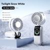 Nový Ledový Kompresor Rychlý Ventilátor Polovodičové Chlazení Ruční Ventilátor Přenosný na Krk Digitální Displej Skládací Ventilátor
