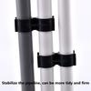 3~20PCS 20mm 25mm 32mm Type H Pipe Clamps Aquarium Fish Tank Fitting Agricultural Irrigation Water Pipe Support Double U Type