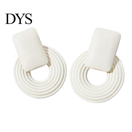 Women Earrings 1 Pair Hollow Out Round Jewelry Earring Exaggerated Beads for Vacation Fashion