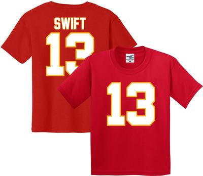 Swift 13 Jersey for Football and Music Fans Youth T Shirt (S-L)