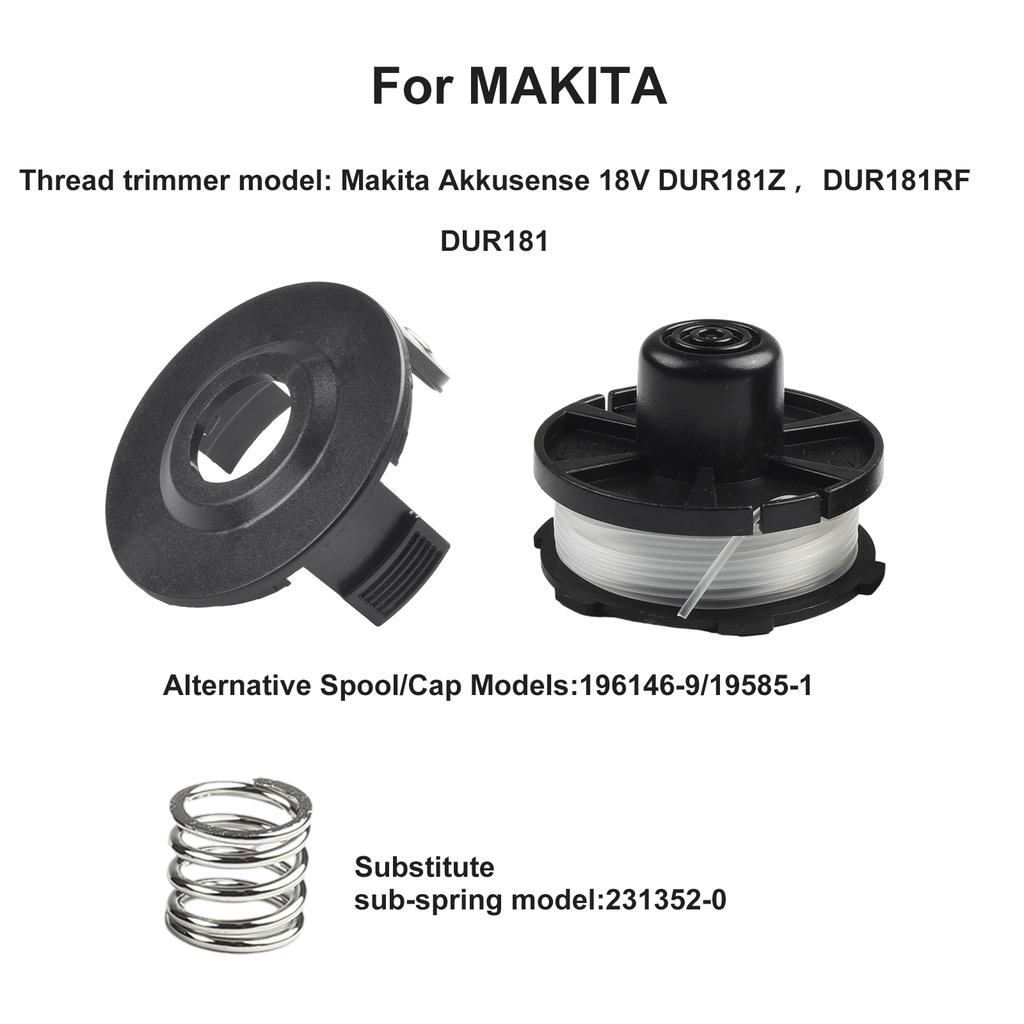High Quality Spool Spool Cap Accessories String Trimmer 195858-1 196146-9 BUR141 BUR181 DUR140 DUR141Z DUR180Z