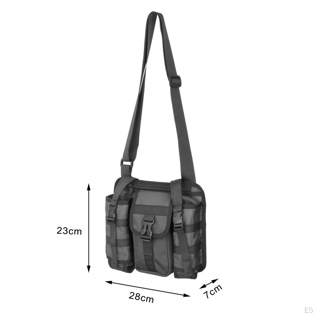 Men Messenger Riding Satchel Casual Lightweight Tablet Bag Outdoor Sports Crossbody Fishing