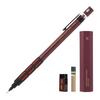 GRAPH1000LIMITED RingLeaf Drafting Mechanical Pencil Limited Retro Color with Retro Eraser, Lead Refills, and Original Pen Box (Bordeaux Black) -