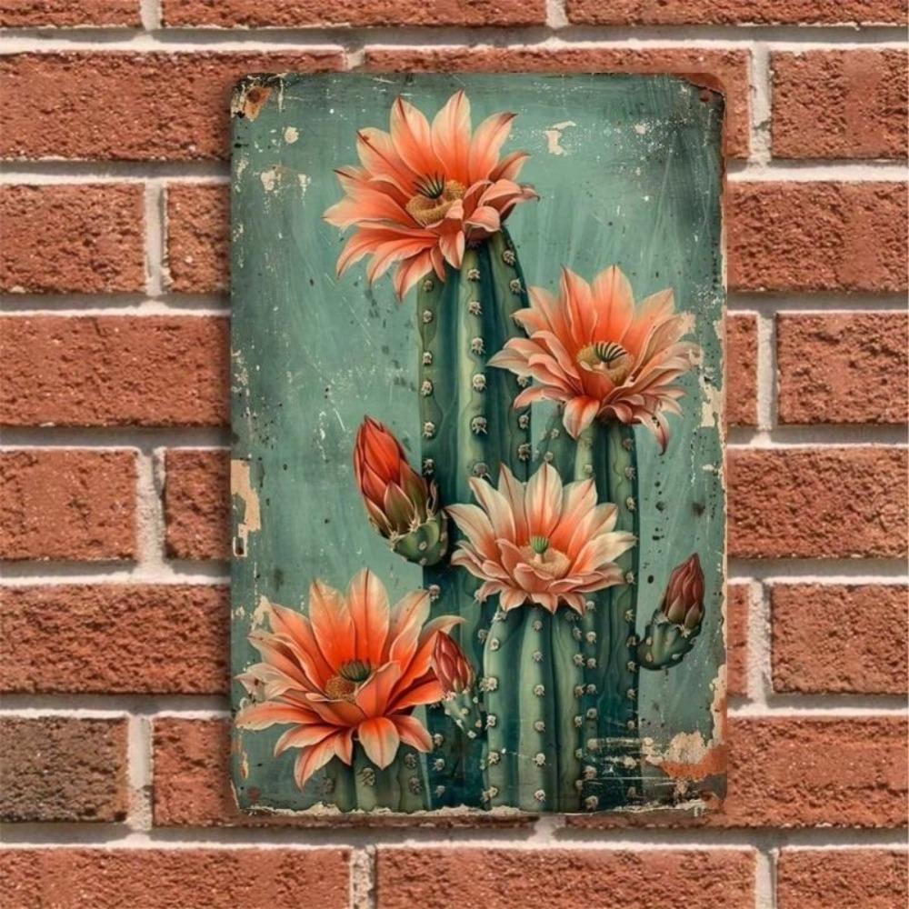 Retro Metallgemälde, Möbel, Wohnzimmerdekoration 20x30cm