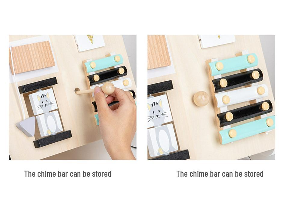 Multifunctional Wooden Toddler Walker & Shape Sorter (0-2 Years) - Anti-Rollover Design