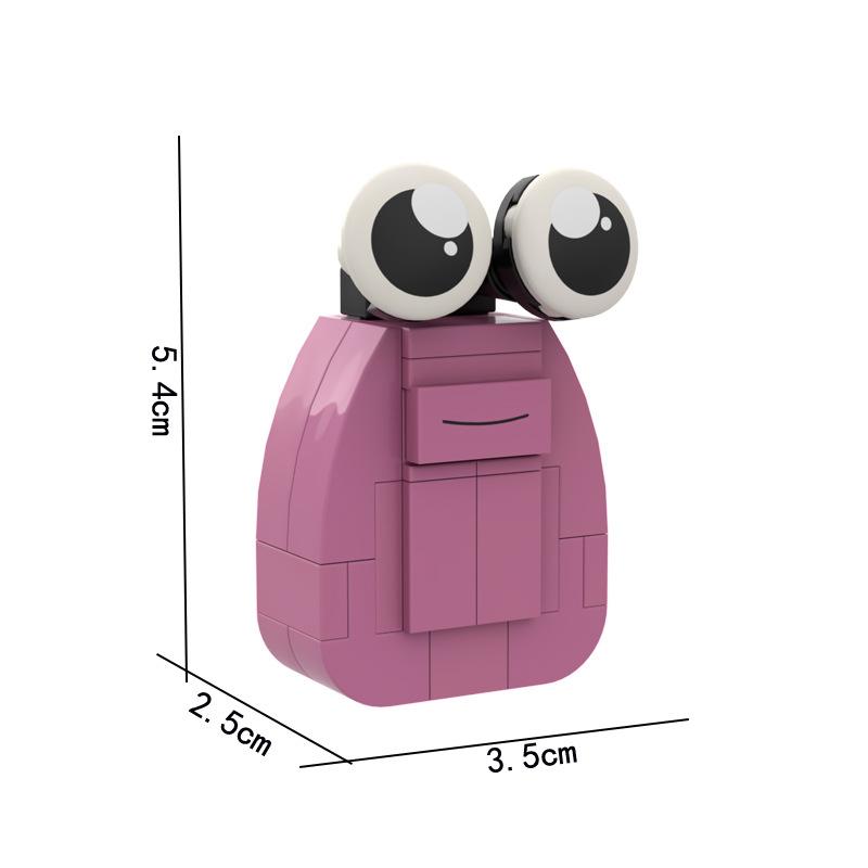 

Конструктор Pou Инопланетные Блоки Наборы Сделай Сам Эмоциональная Игрушка Модель Пазл Игра Интерактивный Pink