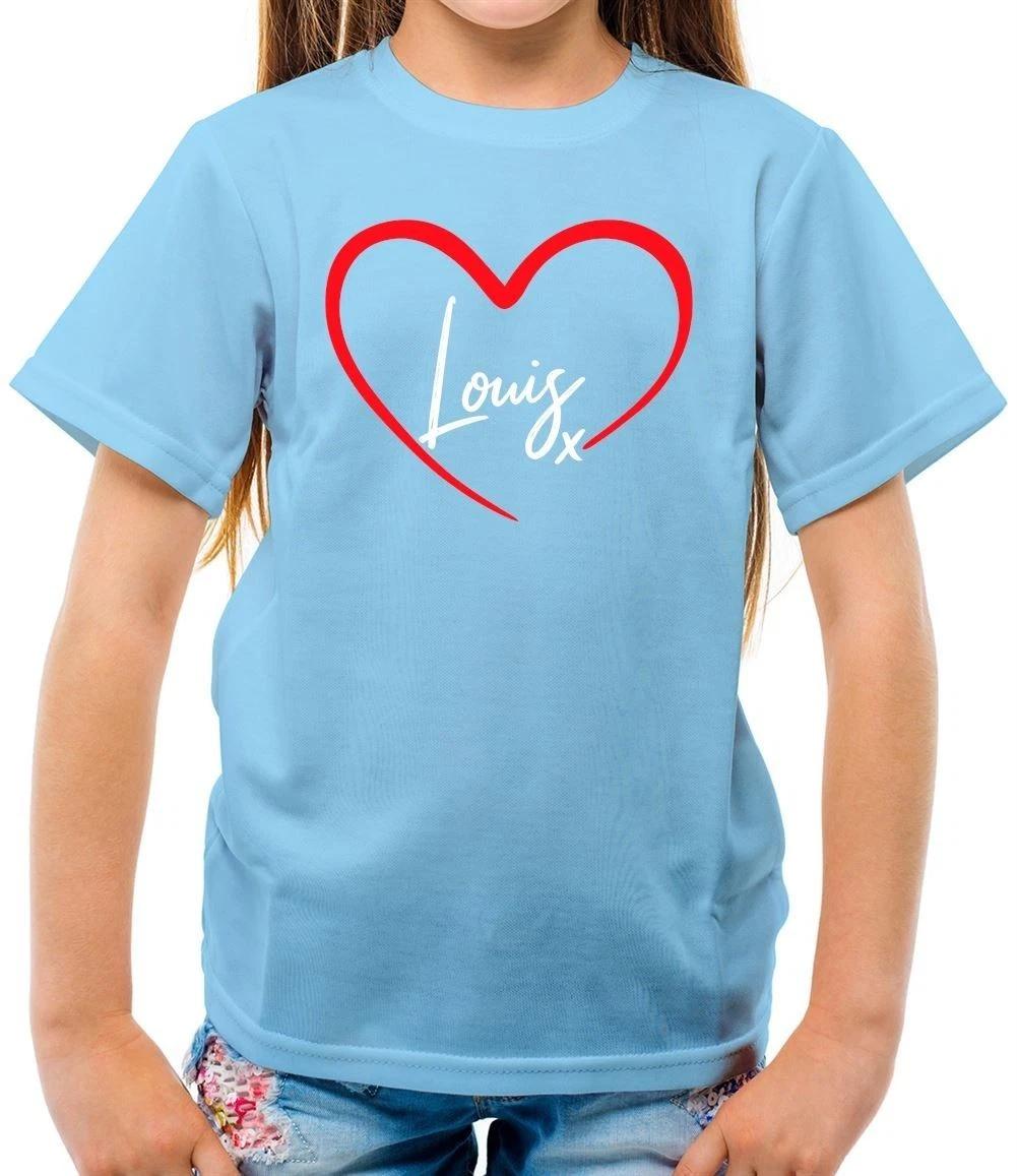 Love Heart Louis Kiss Kids T-Shirt - Tomlinson Tour Concert Pop Music 130
