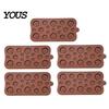 Kitchen Gadgets for Baking Silicone Button Chocolate Mold, Non-Stick Candy Making Tray with 3 Sizes, Easy Release Molds Heat Resistant
