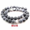 Natural Multi-color Frosted Agate Loose Beads for DIY Jewelry Accessories