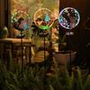 Solar Animal Silhouette LED Stake Light – Wrought Iron Outdoor Landscape Decoration for Courtyard and Small Yards