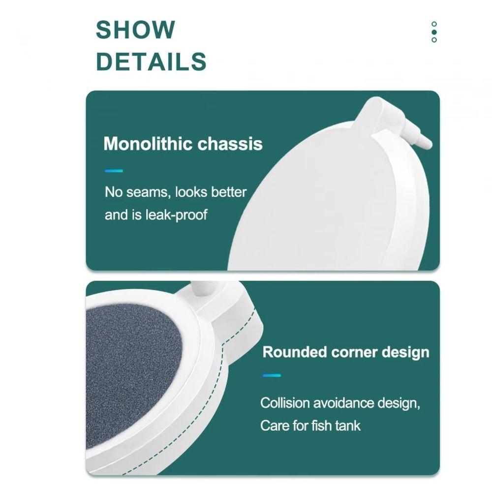 Silent Aquarium Air Stones Disc Universal Aquarium Air Purifier  for Pond Pumps Circulation System