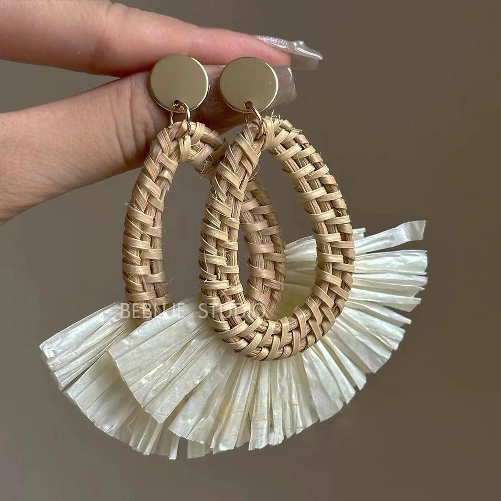 Silberne Nadel Strass Blume Quaste Brautohrringe, Vielseitige Ohrstecker für Damenmode.