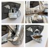 Adjustable Strap Puffy Handbag Large Capacity Puffer Crossbody Bag Quilted Shoulder Bag  Casual
