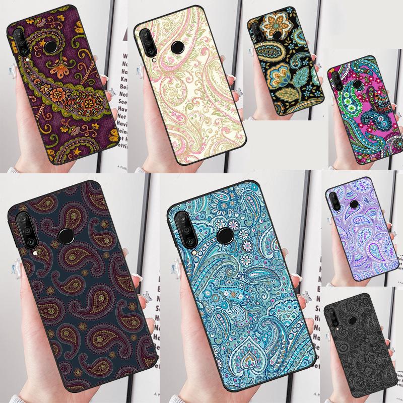 Floral Paisley Pattern For Huawei Nova 7i 8i 11i 12i 12s 9 10 SE Y91 Y90 Y60 Y70 Y72 Y61 P60 Pro P30 P40 Lite Case