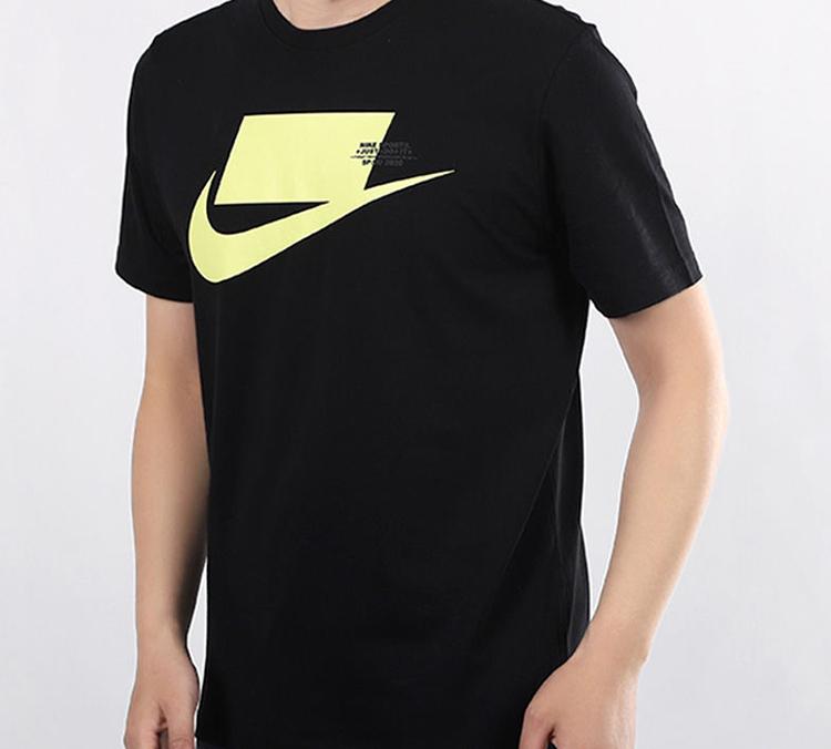 Nike T Shirt Men's Black Yellow CK2227-013