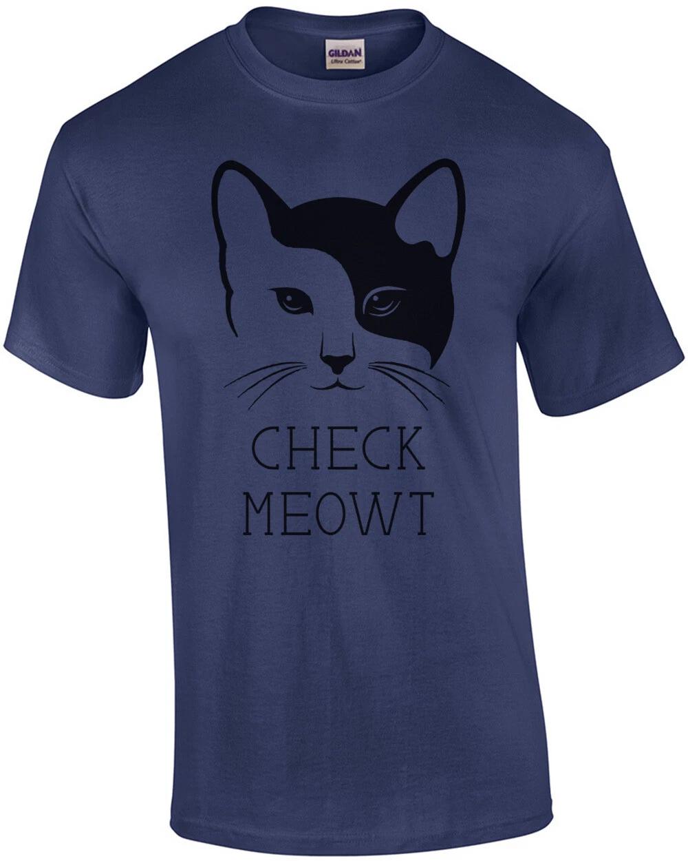 Check Meowt - Funny cat t-shirt 3XL