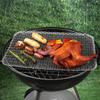 Luxshiny BBQ Grill Mesh Mat: 10Pcs Disposable Aluminum Grill Topper Broiler Net Pans Non-Stick Cooking Grid Grates Pad Baking Tools for Outdoor