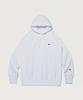Reverse Weave French Terry C-Logo Hoodie White