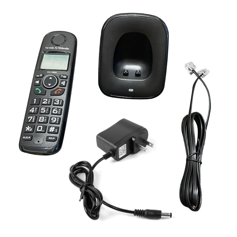 

KX160A Cordless Telephone with 1.6 LCD, Wall Mountable, and Long Battery Single Handset