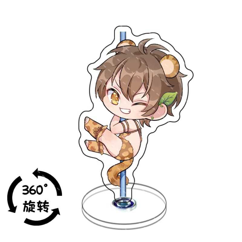 Creative Cartoon Game Anime NU: Carnival Love Pop Acrylic Stand Aster Figure Eiden Statue Garu Desk Ornaments Fans Collect Gifts