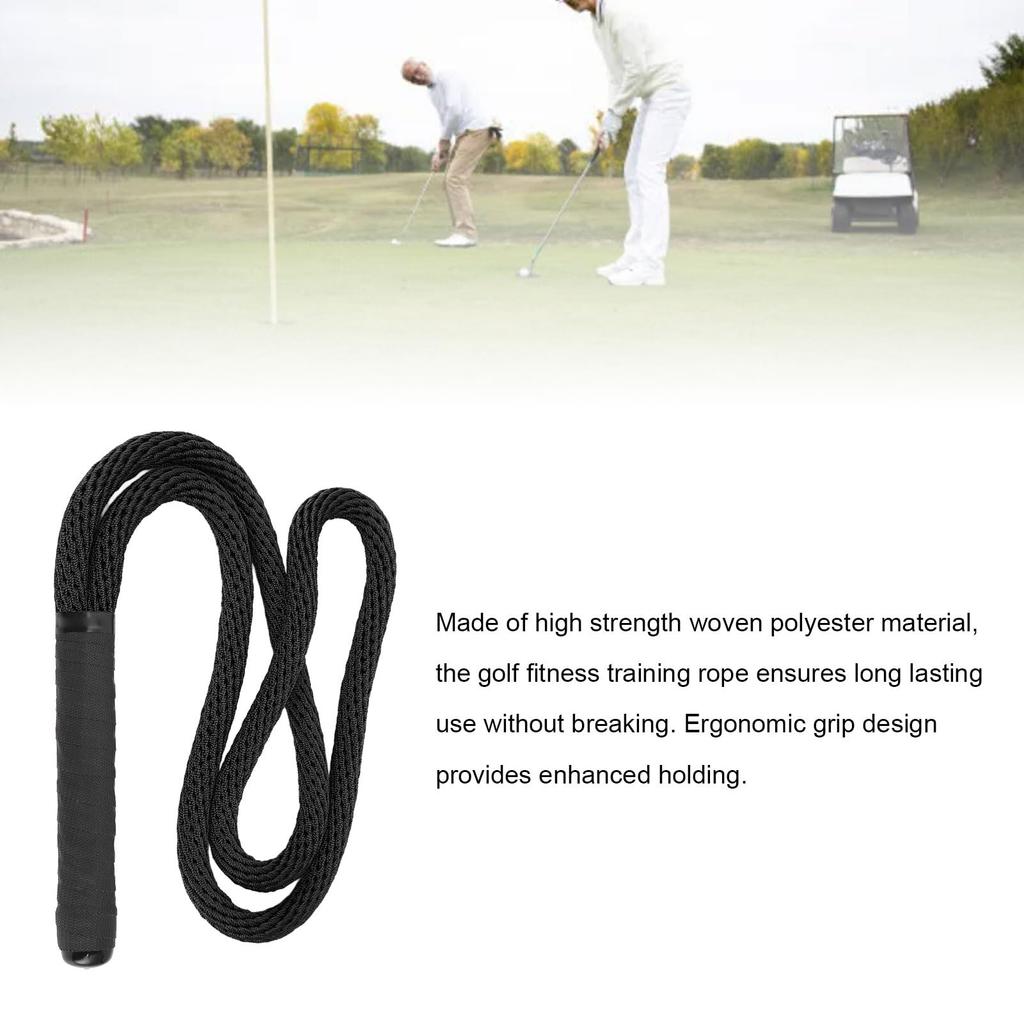 Asixxsix Golf Rope Swing Trainer, Golf Training Aid with Storage Bag, Improves Golfer's Swing and Master Tempo, Golf Gift for Men, IndoorOutdoor