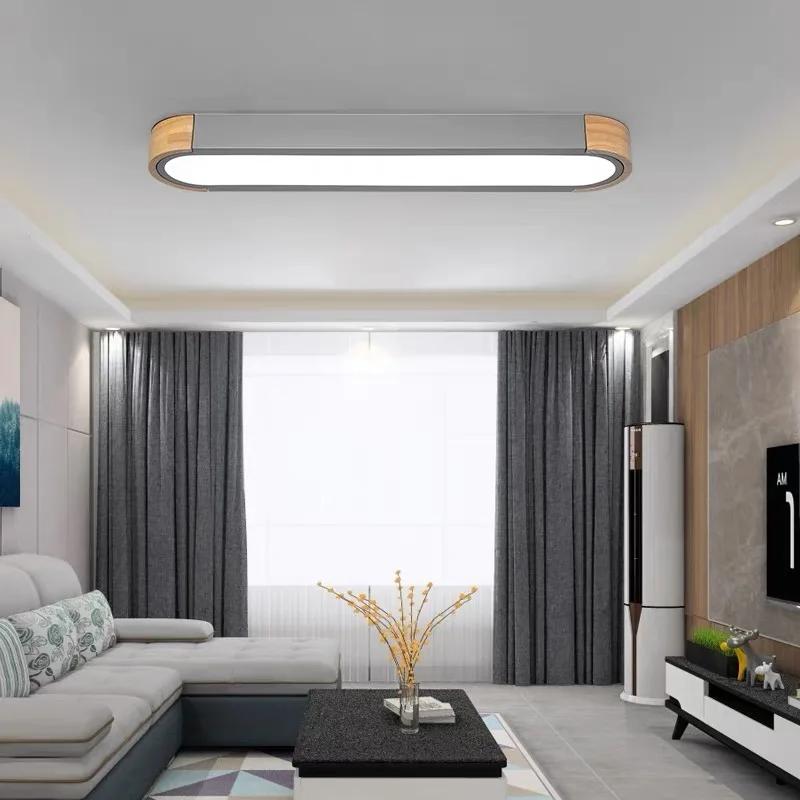LED Wood Wall Light Dimmable Ceiling Lamp Corridor and Aisle Lamps Living Room Bedroom Chandelier Torch Entrance Lighting