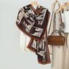 New Fashion Simple Printed Velvet Women's Scarf Autumn and Winter Warm Fashion Thin Large Shawl Decorative Scarf