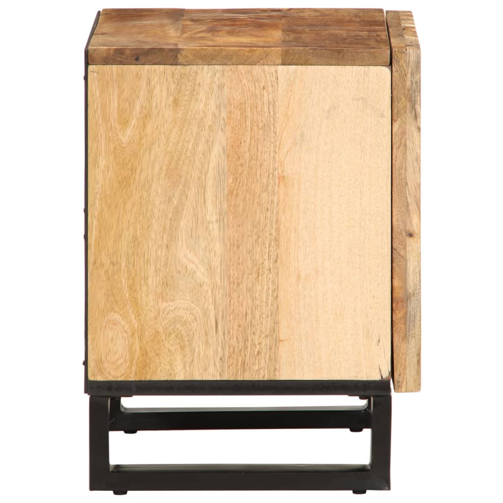 Nightstand 40 x 34 x 46 cm Rough Mango Wood