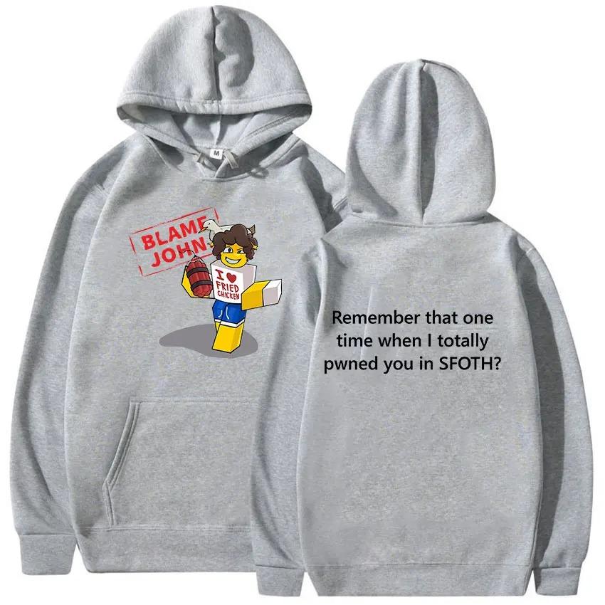 Blame John Hot Product New Model Personality Clothes Hoodies Oversized Unisex High-end Luxury Hot Product Streetwear Trendy Cotton Y2k Short Sleeves 