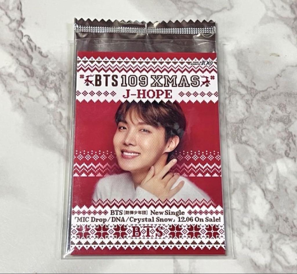 [USED] BTS Christmas 109 J-HOPE Hoseok Rare Trading Card