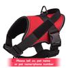 Personalized Tactical Dog Harness Customized Name Tags No Pull Breathable Adjustable Pet Harness  for Medium Large Dog