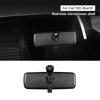 Fiat 500 Abarth Carbon Fiber Rearview Mirror Cover - Interior Decorative Accessory
