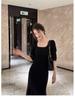 Elegant Coco Style Spring Suit Set: Women's Long Sleeve Jacket + Skirt