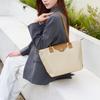 Borsa a tracolla tote da lavoro/pendolarismo stile college, grande capacità, impermeabile, per computer, da donna, per viaggi, con texture, leggera, grande