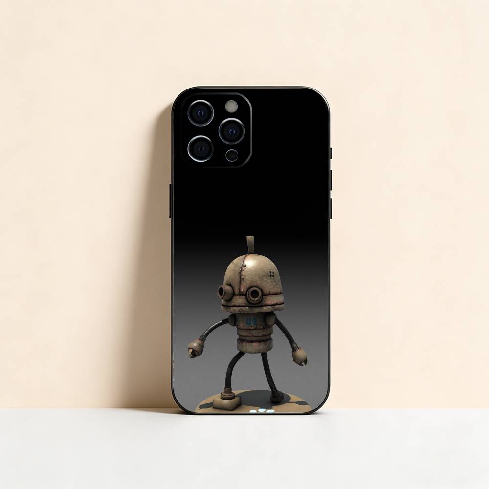 Old Robot Phone Case Silicone Soft For IPhone 17 16 15 14 13 12 11 X XR Plus Pro Max Plus