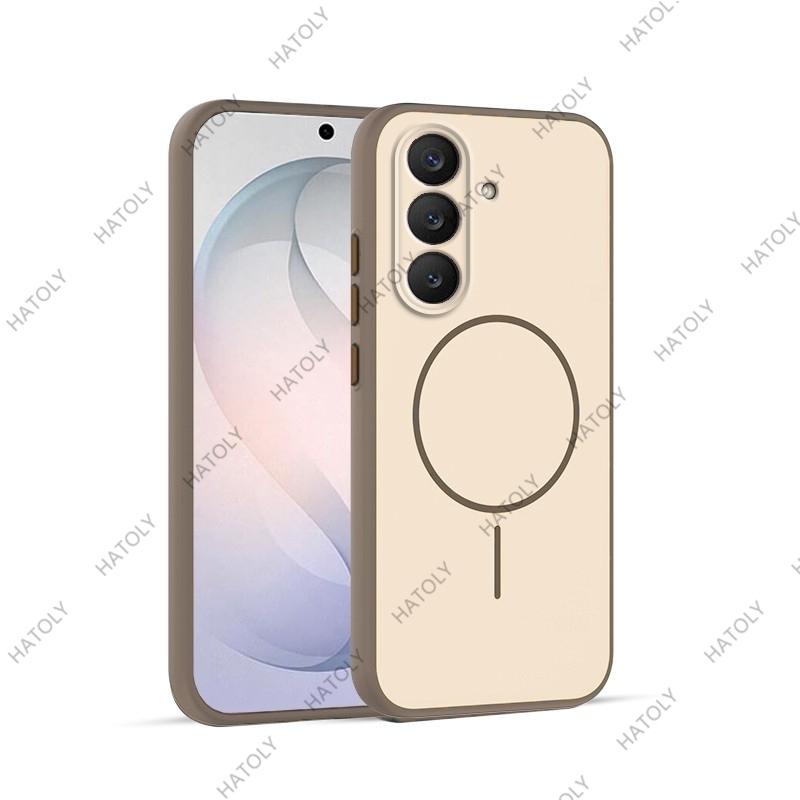 For Samsung S26 Ultra TPU Case For Samsung Galaxy S26 Case Shockproof Protective case Dual Color Cover For Samsung S26 S26 Plus Non-magnetic&For Galaxy S26 кофейный