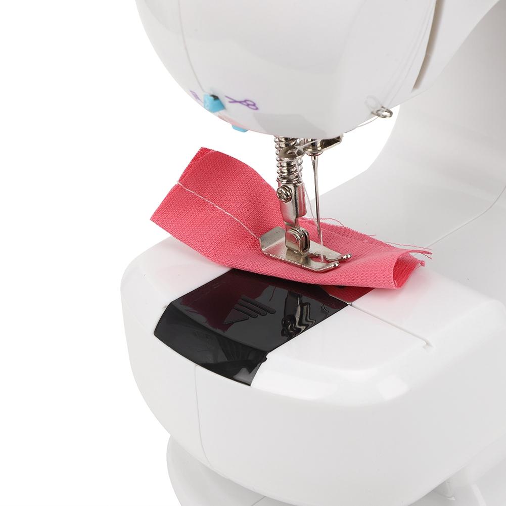Tragbare Nähmaschine, Mini-Stickwerkzeug, multifunktional, für den Haushalt, Desktop