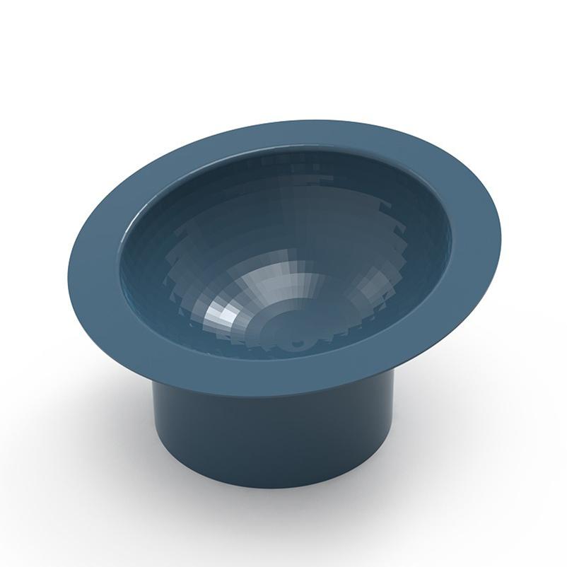 New Diamond Surface Tilted Single Bowl High Foot Food Bowl Neck Protection Cat Dog Drinking Water Bowl Pet Supplies Cat Bowl Dog